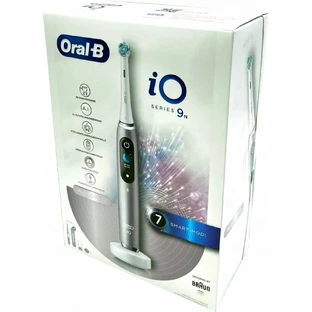 Oral B EK iO Series 9 Rose Quartz + тримач для зубної щітки + дорожній чохол 1×1 набір, електронна зубна щітка