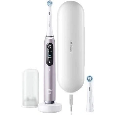 Oral B EK iO Series 9 Rose Quartz + тримач для зубної щітки + дорожній чохол 1×1 набір, електронна зубна щітка: ціни та характеристики