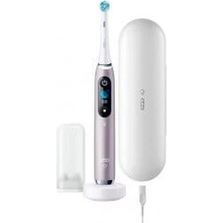 Oral B EK iO Series 9 Rose Quartz + тримач для зубної щітки + дорожній чохол 1×1 набір, електронна зубна щітка: ціни та характеристики
