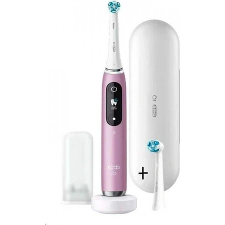 Oral B EK iO Series 9 Rose Quartz + тримач для зубної щітки + дорожній чохол 1×1 набір, електронна зубна щітка: ціни та характеристики