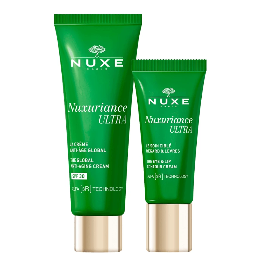 Набір Nuxe Nuxuriance Ultra, крем для обличчя та тіла, 15 мл + крем для тіла, SPF 30, 50 мл: ціни та характеристики