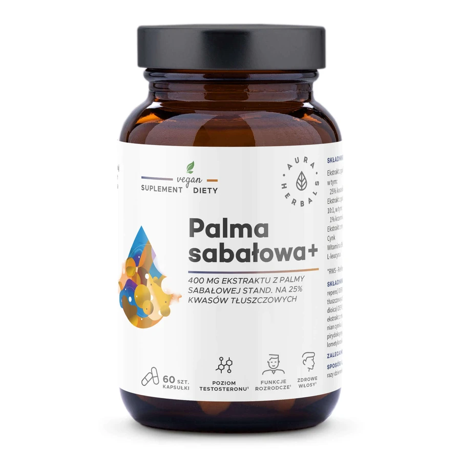 Aura Herbals Сабаль Пальма 400 мг, 60 капсул: цены и характеристики