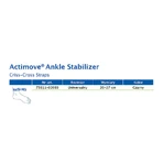 Actimove Sports Edition, стабілізатор гомілковостопного суглоба, чорний, перехрещені ремені, регульовані: ціни та характеристики