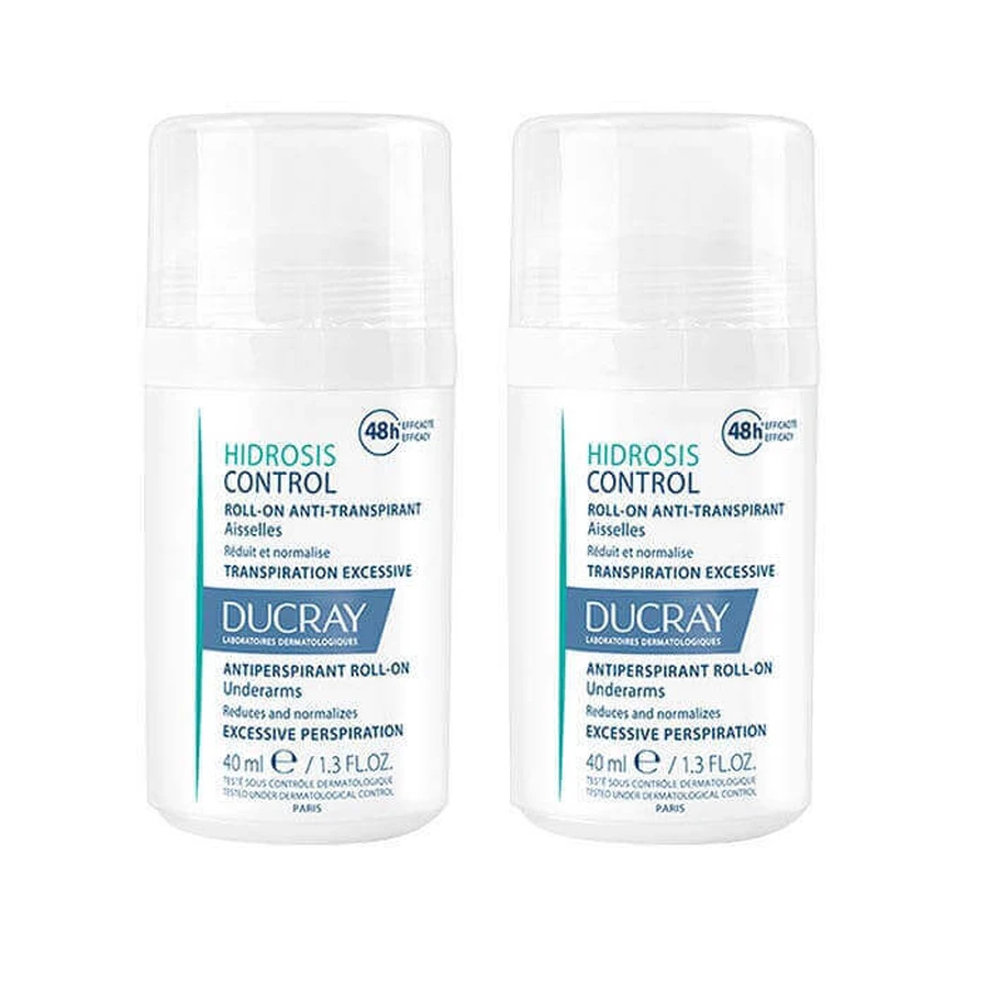 Ducray Hidrosis Control Роликовий антиперспірант для пахв 2х40мл: ціни та характеристики