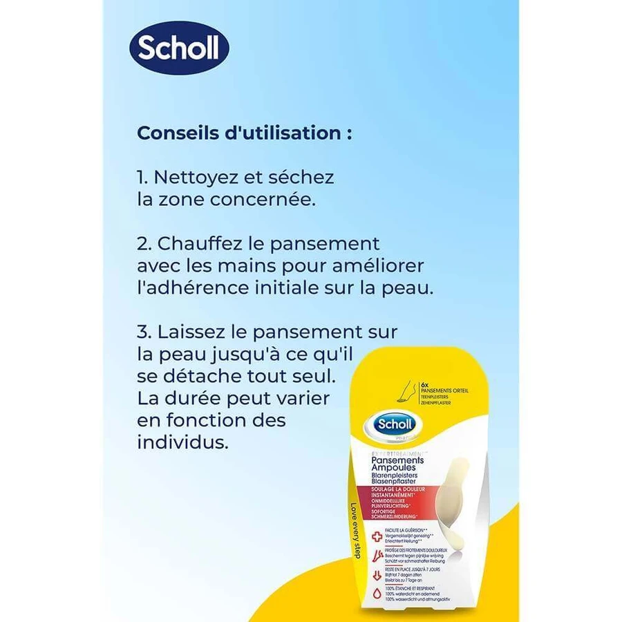 Scholl Маленькие повязки от мозолей для пальцев ног x6: цены и характеристики
