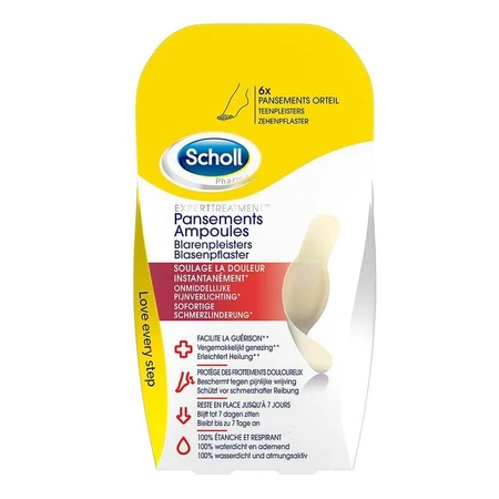 Scholl Маленькие повязки от мозолей для пальцев ног x6: цены и характеристики