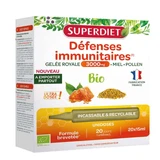 Superdiet Royal Jelly 3000 мг Органическое иммунозащитное средство 20 15 мл монодозы