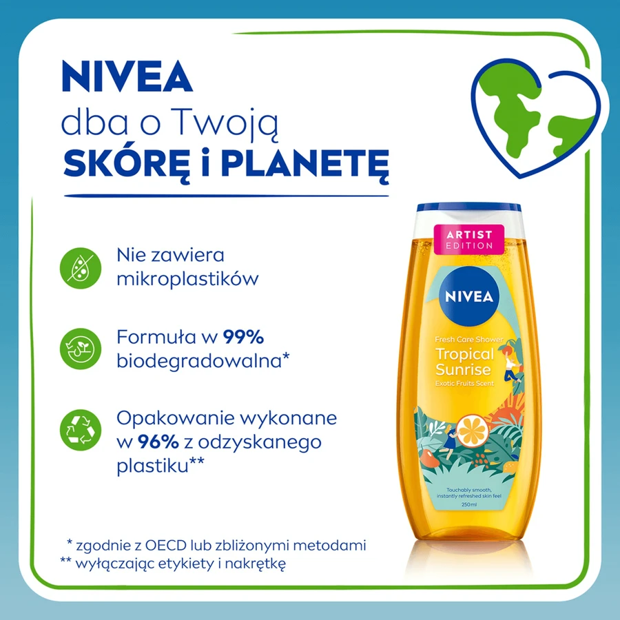 Nivea, Гель для душа, Тропический восход, 250 мл: цены и характеристики