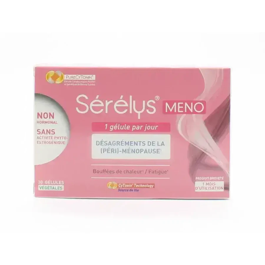 Sérélys Meno (Peri) - менопаузальні розлади 30 капсул: ціни та характеристики