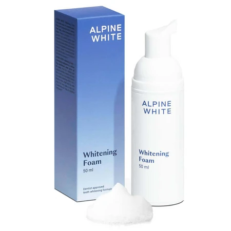 Alpine White Whitening, отбеливающая пенка для чистки зубов, 50 мл: цены и характеристики