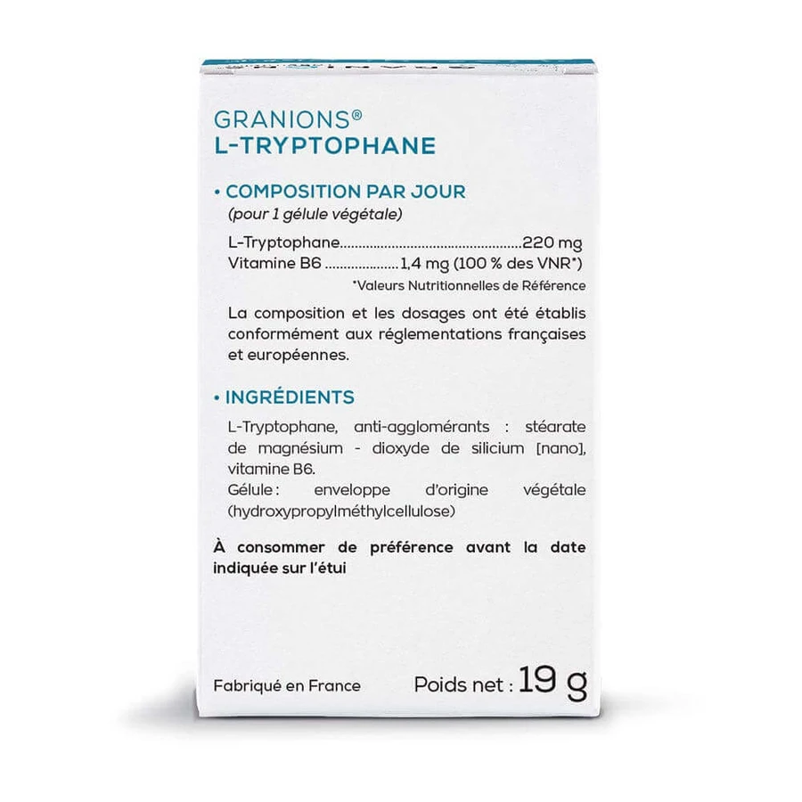 Граніонс L-триптофан 60 гелевий: ціни та характеристики