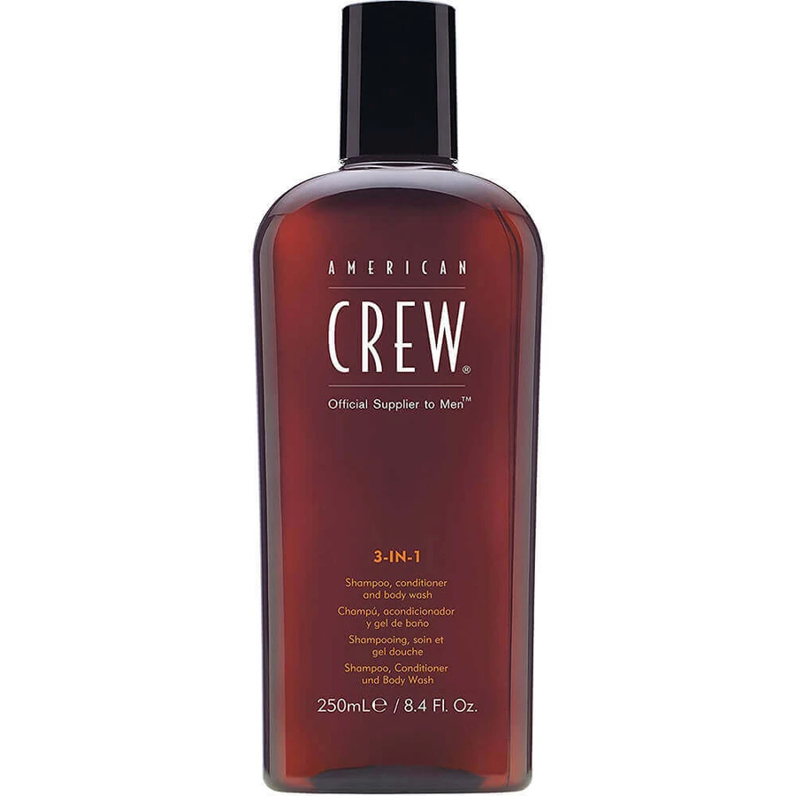 American Crew 3in1 Shampoo Conditioner And Body Wash Шампунь-кондиционер и гель для тела, 250 мл: цены и характеристики