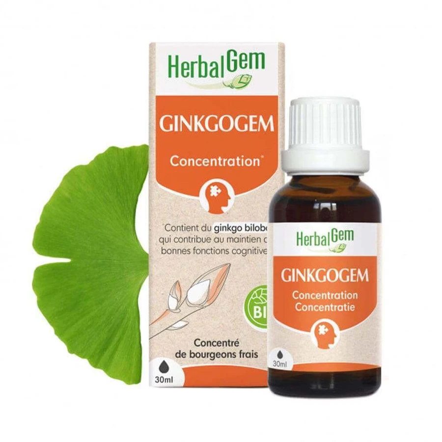 Herbalgem Комплекси для геммотерапії Органічна концентрація Гінкгогем 30мл: ціни та характеристики