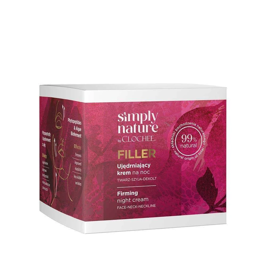 Clochee Simply Nature Filler, зміцнюючий нічний крем, 50 мл: ціни та характеристики