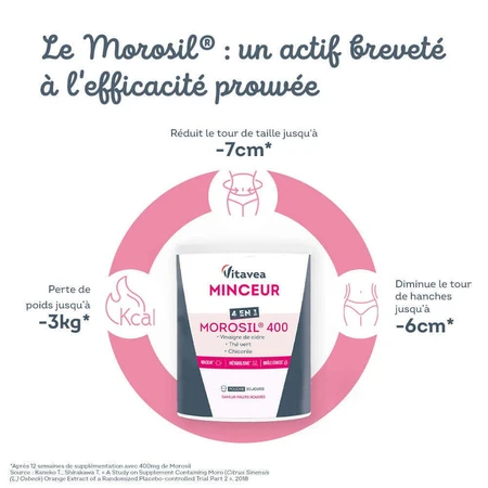Vitavea Santé Morosil 400 Схуднення 4 в 1 зі смаком червоних фруктів 240г: ціни та характеристики