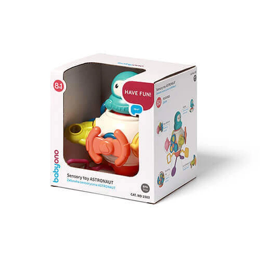 BabyOno, сенсорна іграшка, астронавт, від 18 місяців, 1 штука: ціни та характеристики