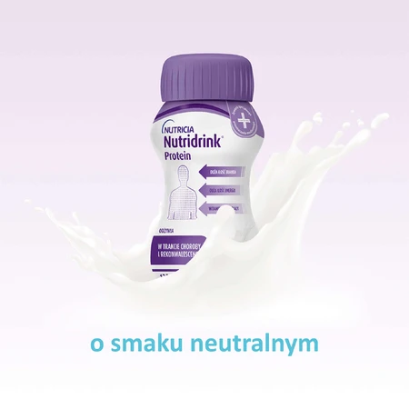 Набір протеїнів Nutridrink Protein, поживний препарат, нейтральний смак, 8 х 125 мл + буклет з рецептами безкоштовно: ціни та характеристики