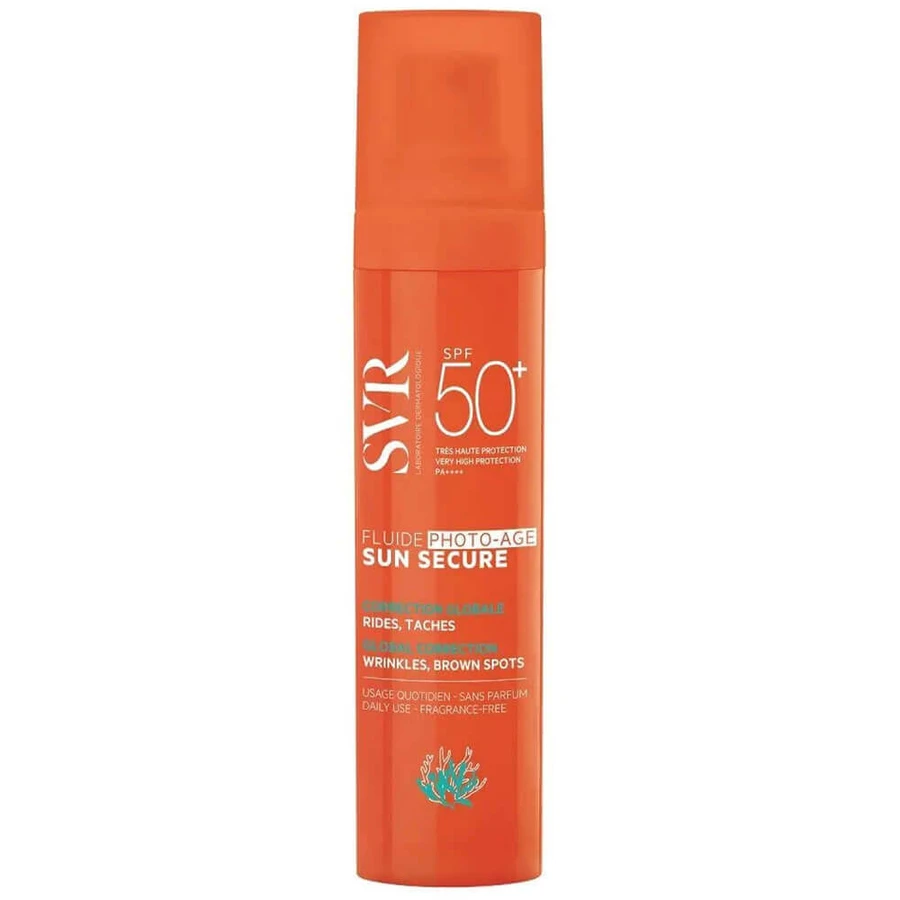 SVR Sun Secure Fluide Photo-Age, антивіковий флюїд із захистом від сонця, SPF 50+, 40 мл: ціни та характеристики