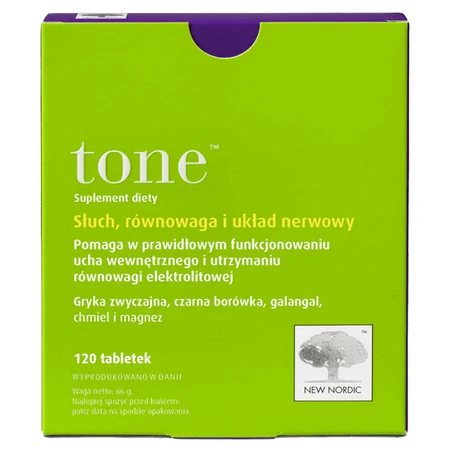 Новый Nordic Tone, 120 таблеток + флакон с ящиками для лекарств бесплатно: цены и характеристики