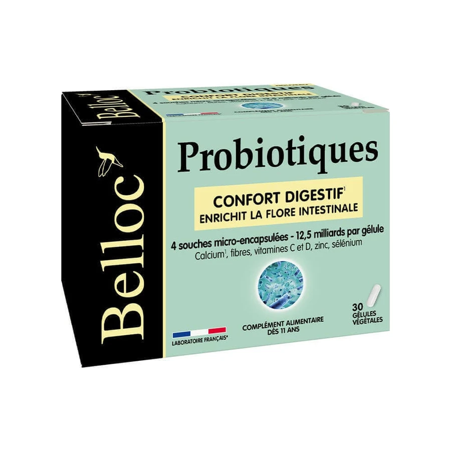 Belloc Probiotics Comfort digestif x30 вегетарианских капсул: цены и характеристики