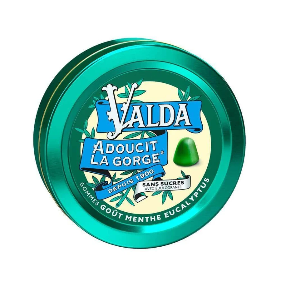 Valda Жвачка без сахара со вкусом мяты и эвкалипта 50 г: цены и характеристики