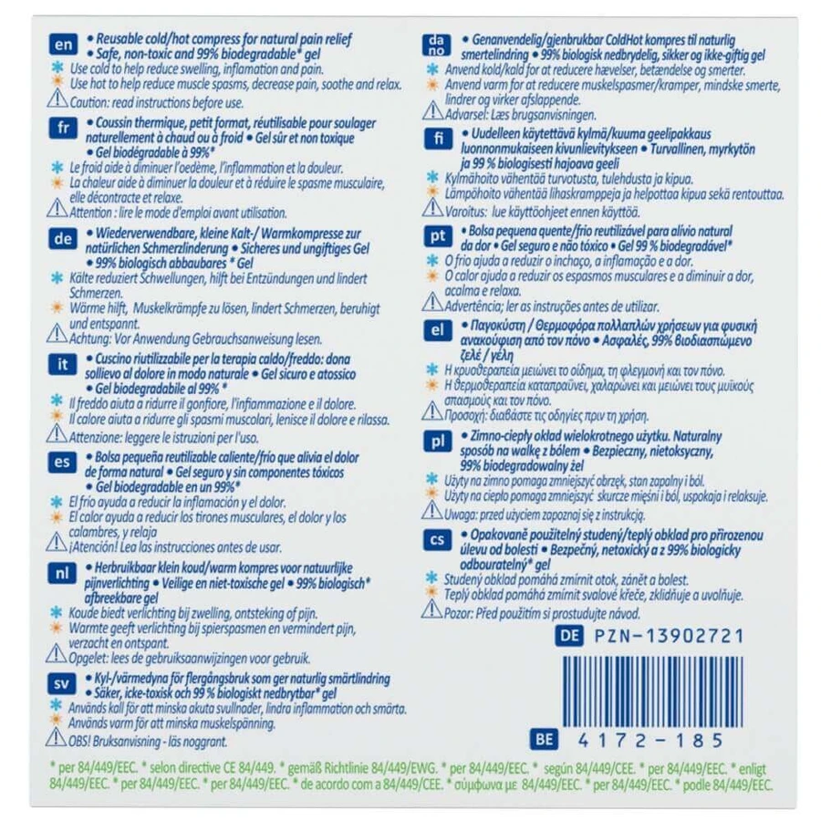 Компрес 3M Nexcare ColdHot Therapy Pack Mini багаторазовий, гелевий, 11 см х 12 см: ціни та характеристики