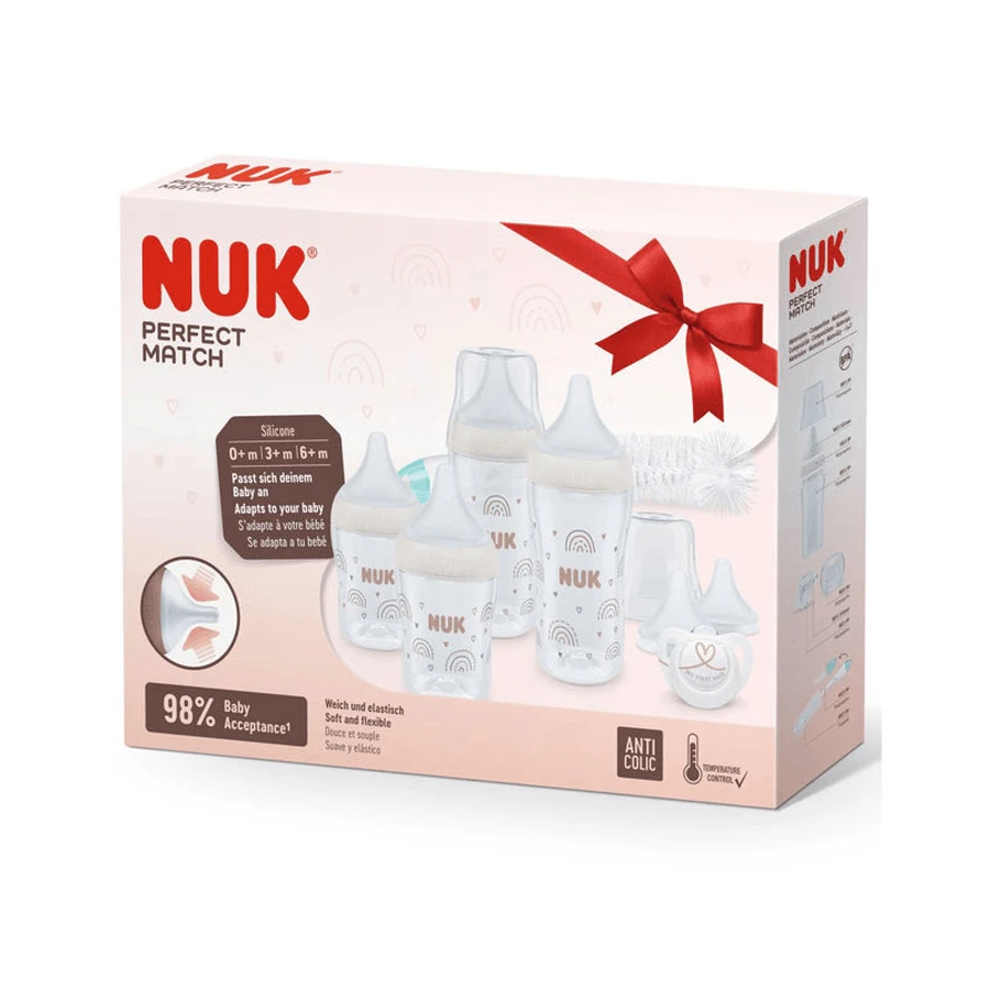 Набір NUK Perfect Match Perfect Starter Set Rainbow для дітей від народження: ціни та характеристики