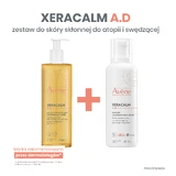 Набор Avene XeraCalm A.D, липидовосполняющий лосьон для лица и тела, для очень сухой, атопичной и зудящей кожи, 400 мл + липидовосполняющее очищающее масло, 400 мл