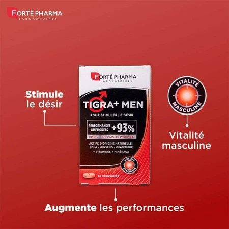 Forté Pharma Tigra+ Men Чоловічий життєвий тонус 28 таблеток: ціни та характеристики