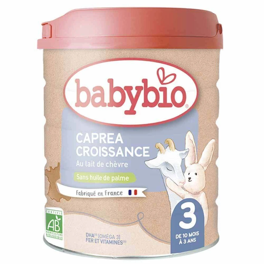 Babybio Caprea 3 Growth Органическая сухая смесь на основе козьего молока с 10 месяцев до 3 лет 800 г: цены и характеристики
