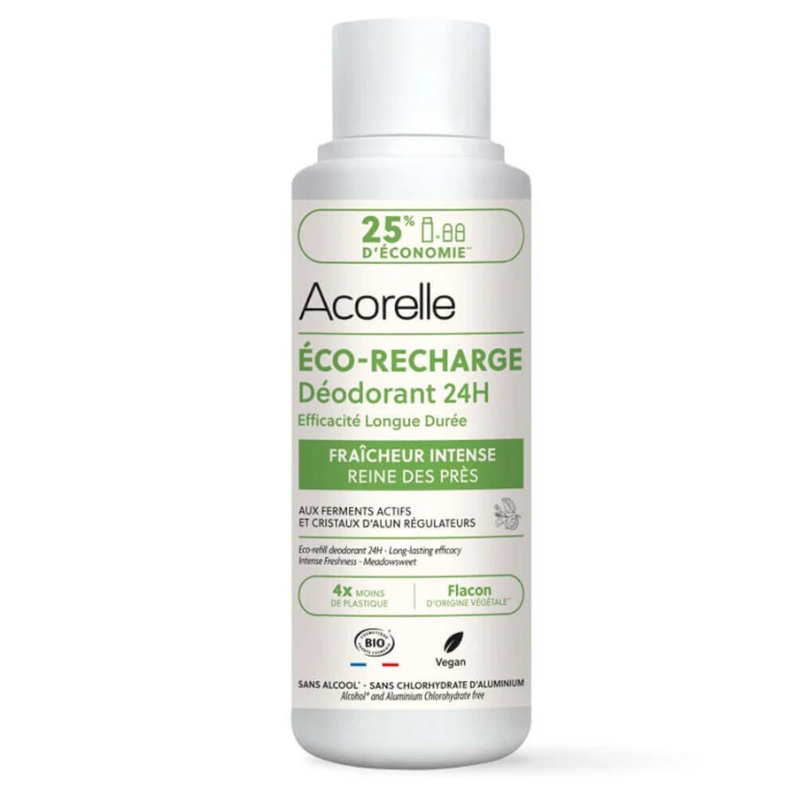 Acorelle Eco Recharge Дезодорант рулонний 24 години біо сертифікований інтенсивна свіжість 100 мл: ціни та характеристики