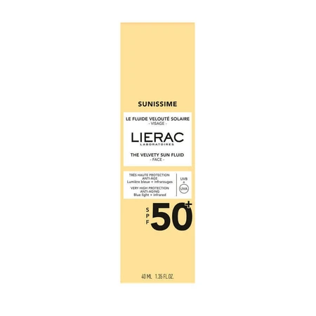 Lierac Sunissime Енергетичний захисний сонцезахисний флюїд для обличчя з антивіковим ефектом Spf50 40 мл: ціни та характеристики