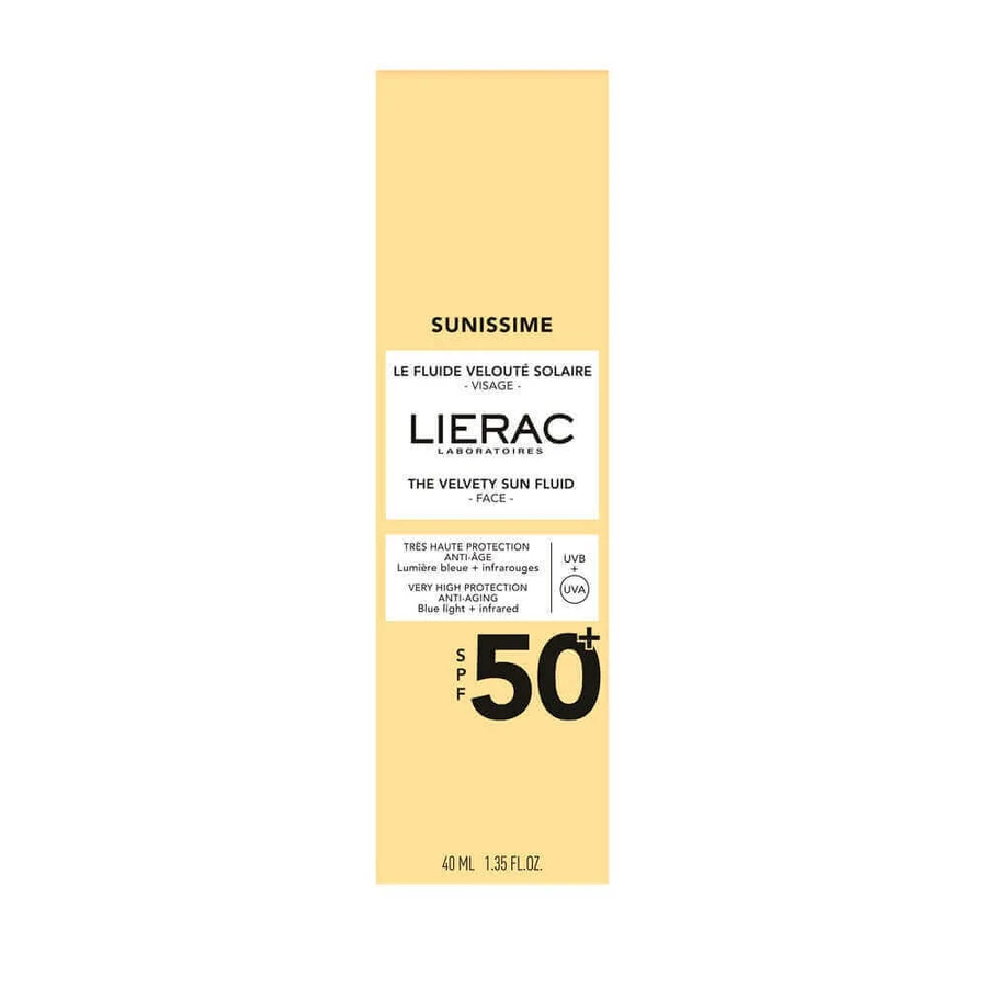 Lierac Sunissime Енергетичний захисний сонцезахисний флюїд для обличчя з антивіковим ефектом Spf50 40 мл: ціни та характеристики