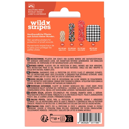 Wild Stripes Classic Sensitive, пластыри, Fashion, 20 шт.: цены и характеристики
