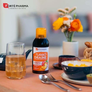 Зелений чай Forté Pharma TurboDrain - Персик 2х500мл