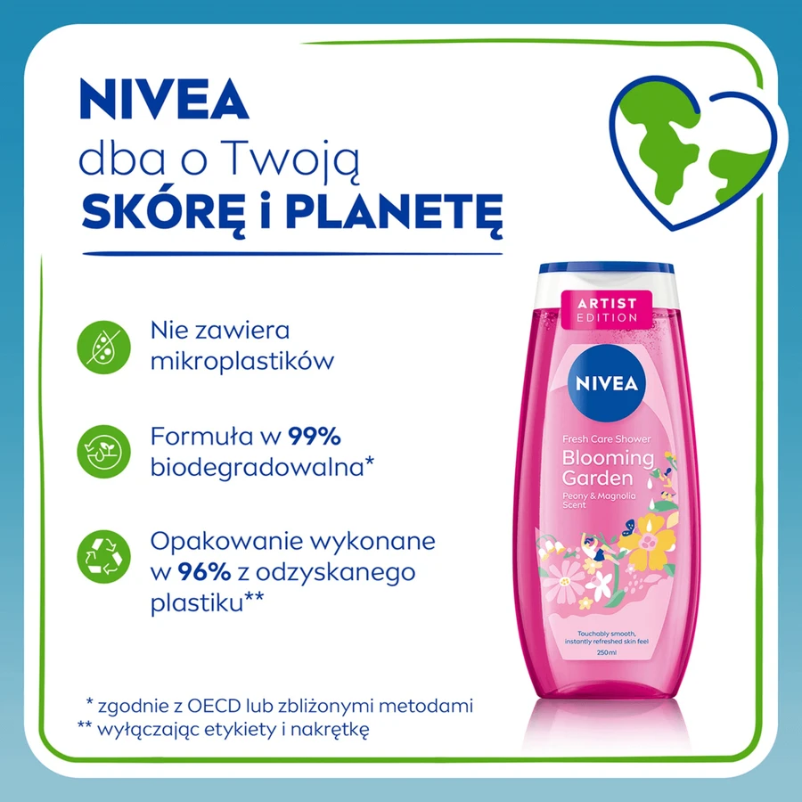 Nivea, Гель для душу, Квітучий сад, 250 мл: ціни та характеристики