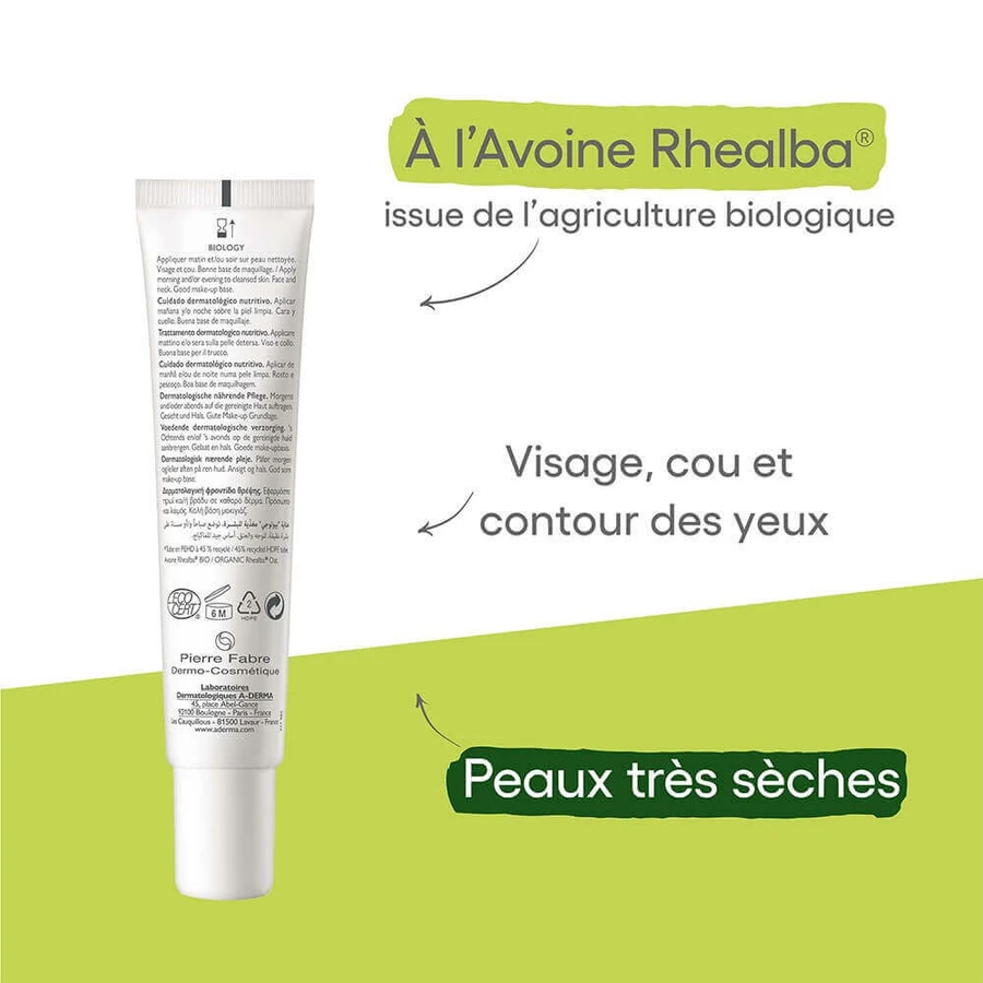 A-Derma Biology Organic питательный уход за кожей 40 мл: цены и характеристики