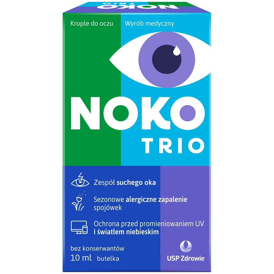 Noko Trio, глазные капли, 10 мл: цены и характеристики