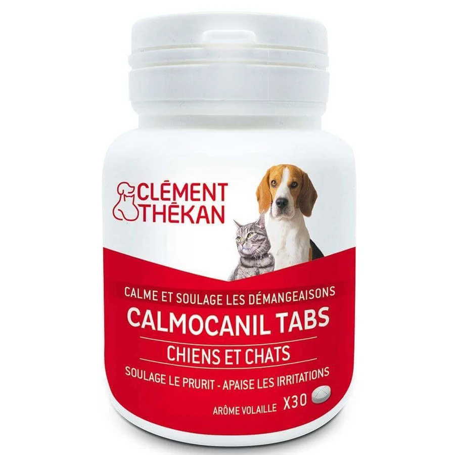 Clement-Thekan Calmocanil Calme et Soulage les Démangeaisons Chiens Chats 30 comprimés: цены и характеристики