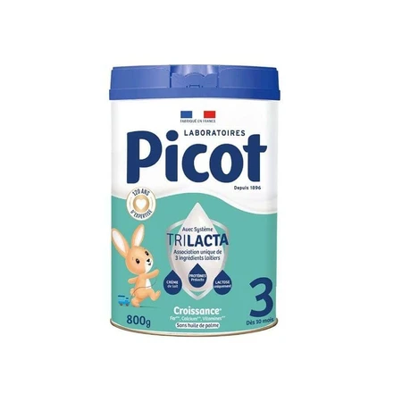 Picot 3 Натуральне сухе молоко для росту від 10 місяців до 3 років 800 г: ціни та характеристики