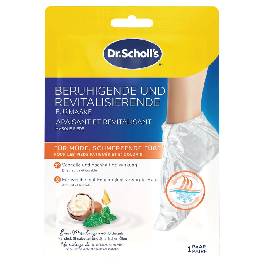 Dr. Scholl's, успокаивающая и восстанавливающая маска-шарф для ног, 1 пара: цены и характеристики