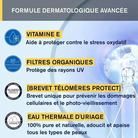 Uriage Bariésun Тонуючий крем SPF50+ золотистий відтінок 50 мл: ціни та характеристики