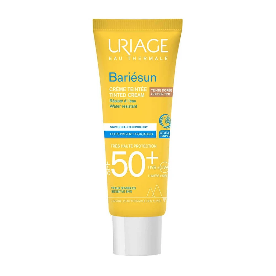 Uriage Bariésun Тонуючий крем SPF50+ золотистий відтінок 50 мл: ціни та характеристики