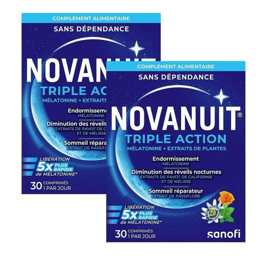 Нованит Тройное действие Sanofi Novanuit Triple Action, 2 шт. х 30 таблеток: цены и характеристики