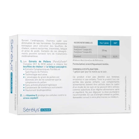 Serelys Pharma Men Heat Breath 30 таблеток: ціни та характеристики