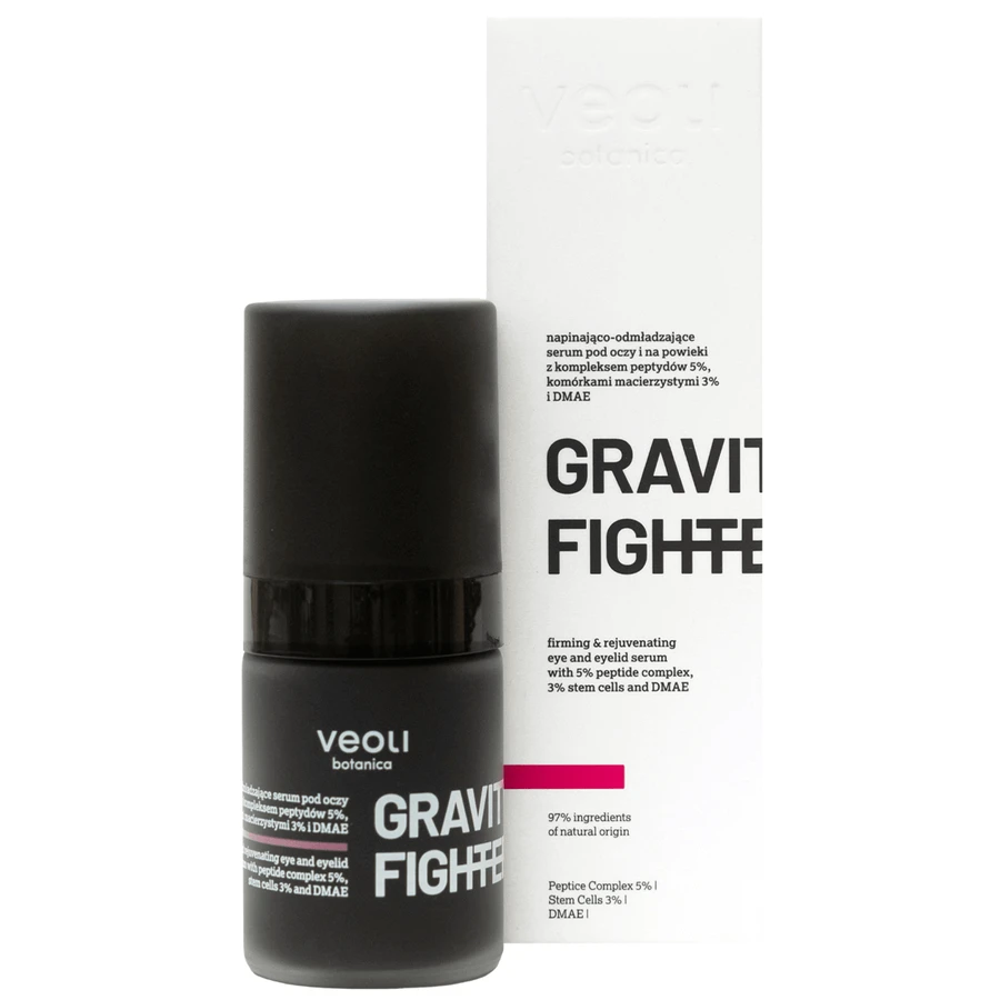 Veoli Botanica Gravity Fighter, Підтягуюча та омолоджуюча сироватка для шкіри навколо очей, 15 мл: ціни та характеристики