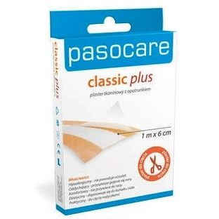 Пластыри Pasocare Classic Plus, 1 м x 6 см, Classic Plus, 1 шт.