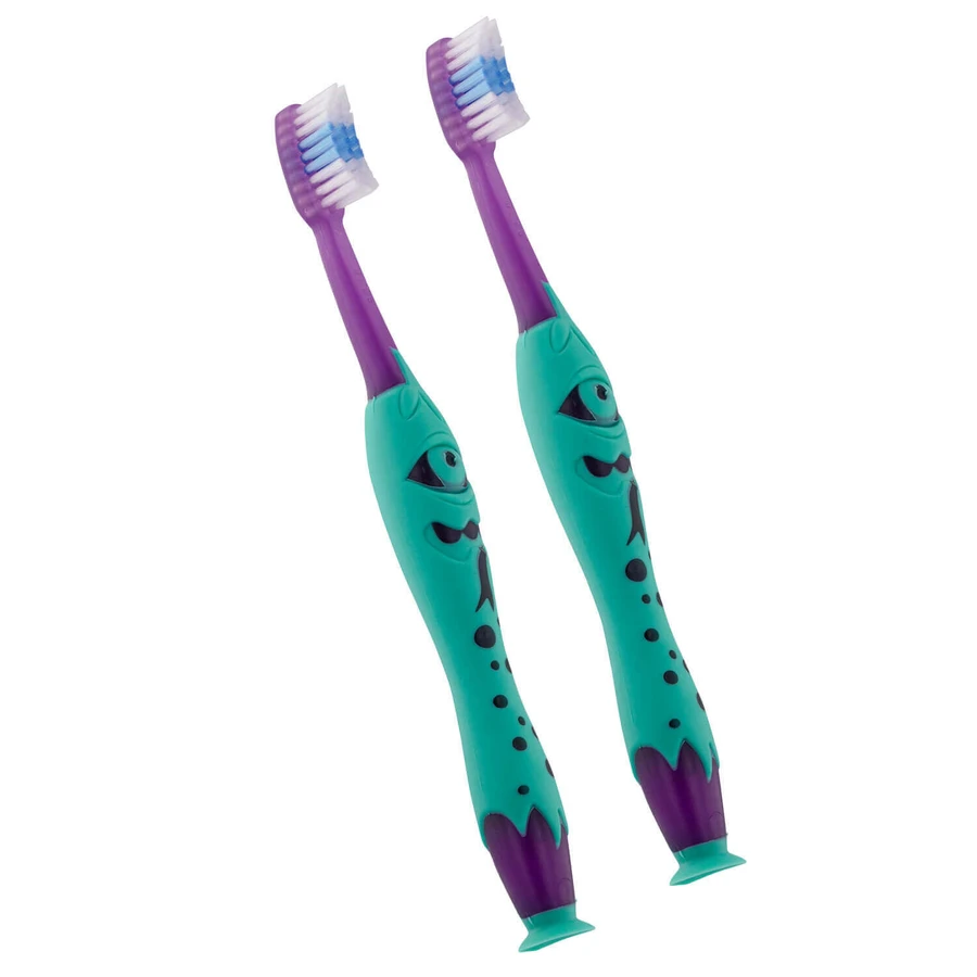 Elgydium Набор periuțe de dinți pentru copii, Monster, 2-6 ani, 2 bucăți: цены и характеристики