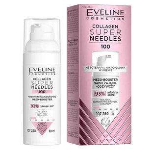 Eveline Cosmetics Super Needles Collagen 100 Зволожуючий і відновлюючий мезо-бустер, 50 мл