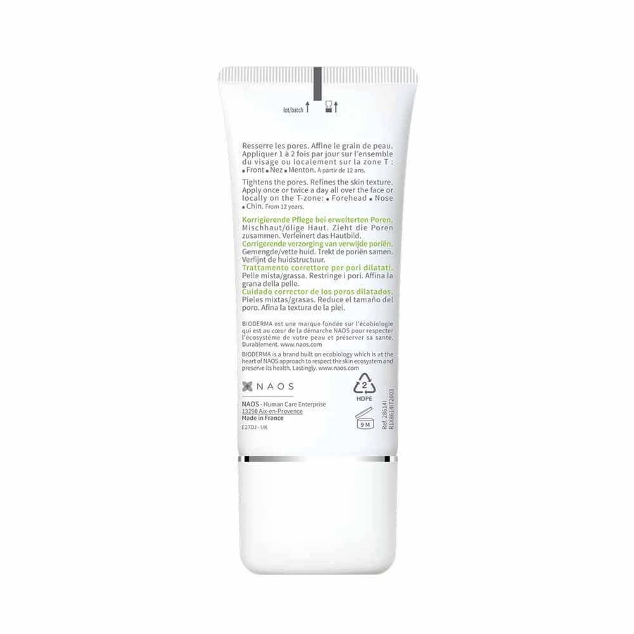 Коректор для розширених пор для жирної шкіри з себіумом BioDerma Sebium Treatment 30 мл: ціни та характеристики
